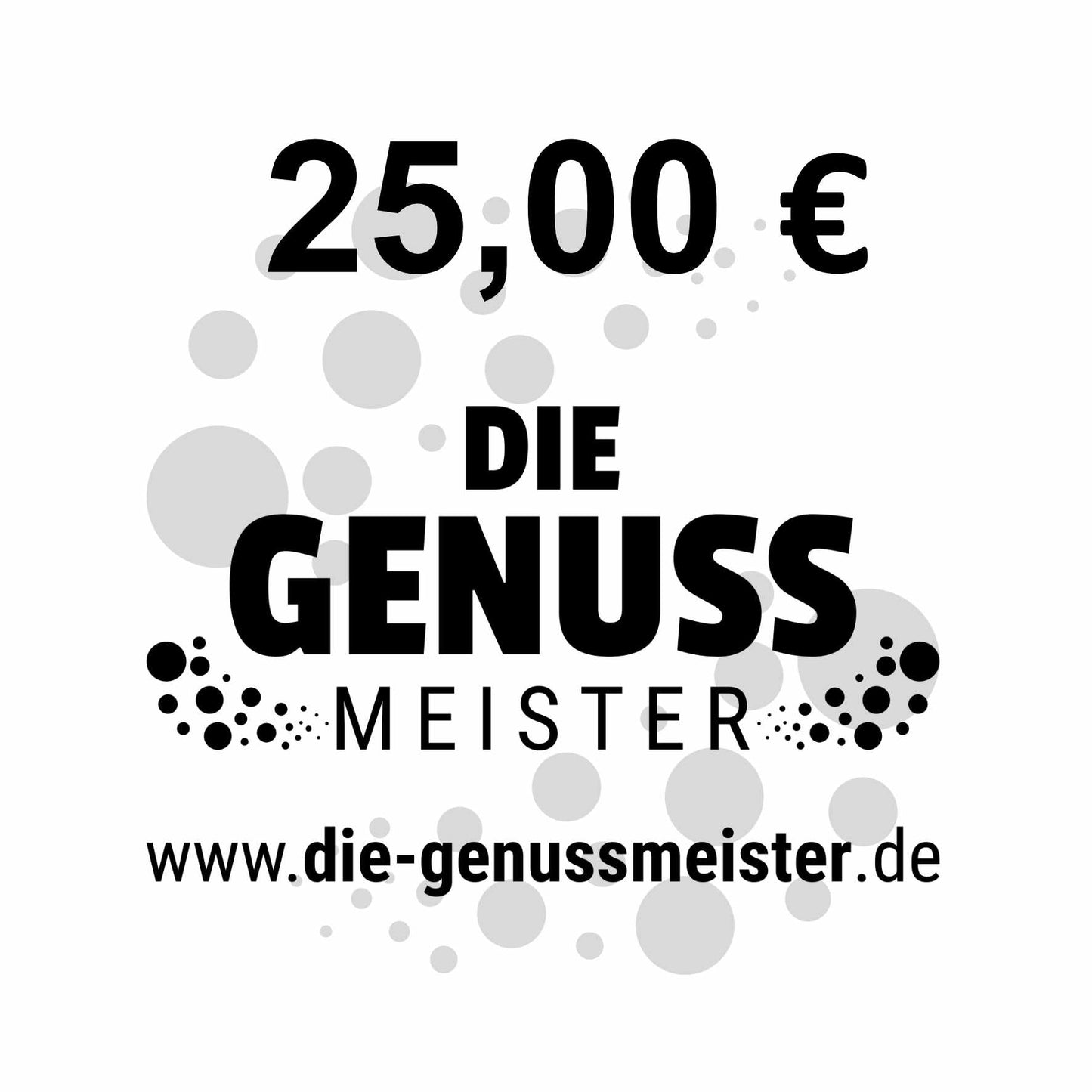 Geschenkgutschein 25,00 €