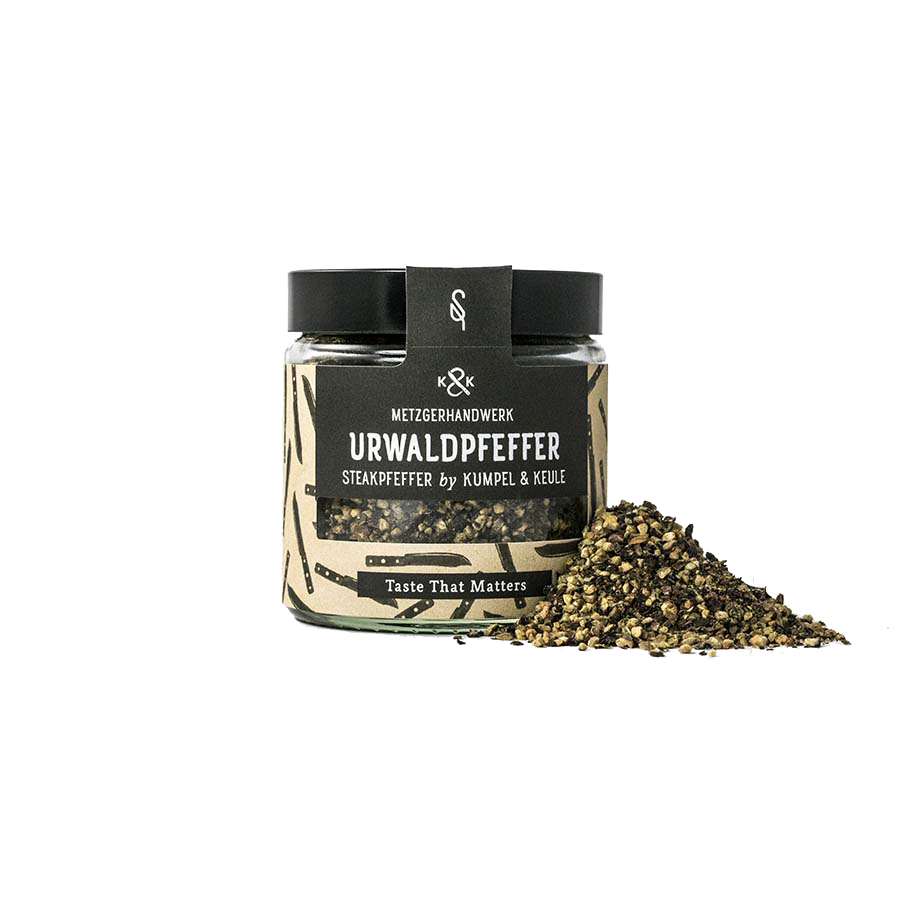 Steakpfeffer -Urwaldpfeffer (geschrotet) - Bio  (50 g)