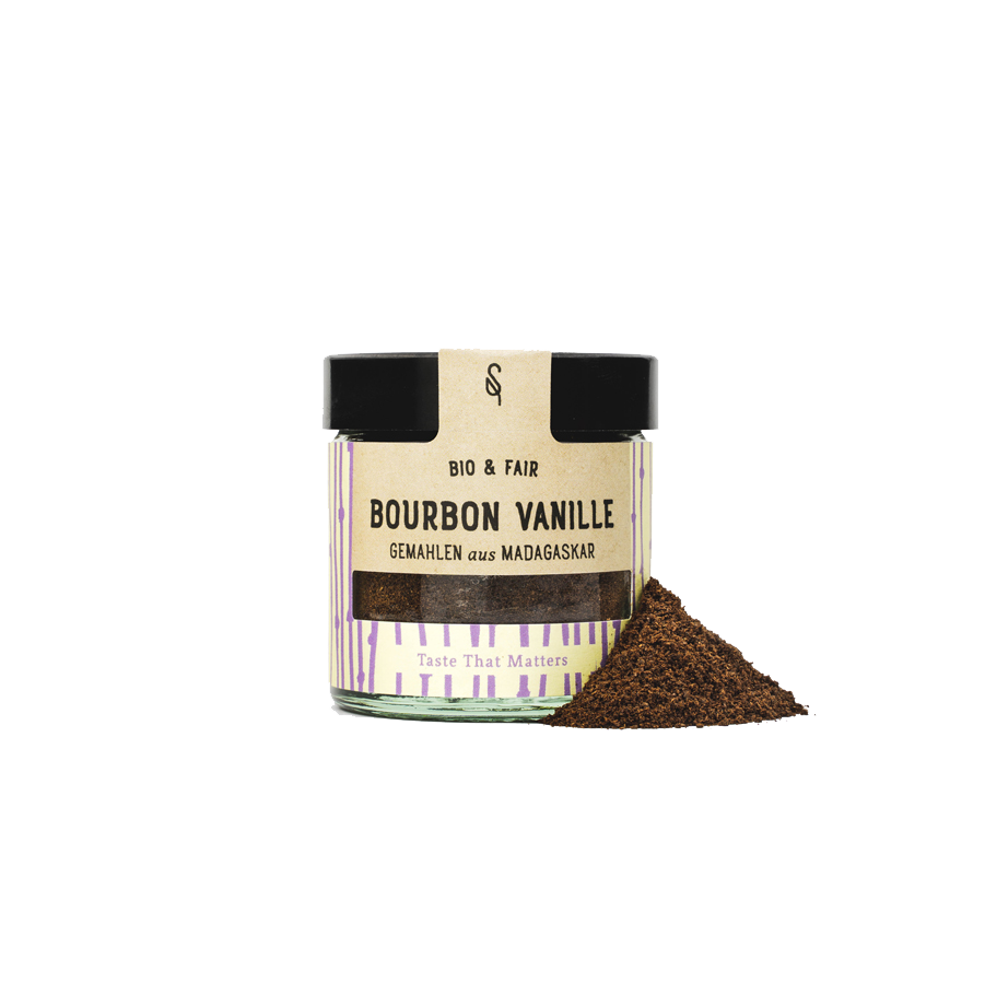 Bourbon Vanille gemahlen - Bio (25 g)